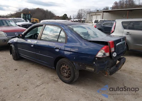 2003 Honda Civic Ex z USA, uszkodzony, nr VIN 2HGES26703H627220